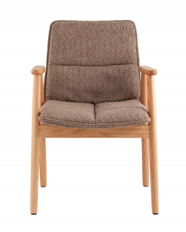 Стул обеденный Stool Group Philo с деревянными ножками коричневый