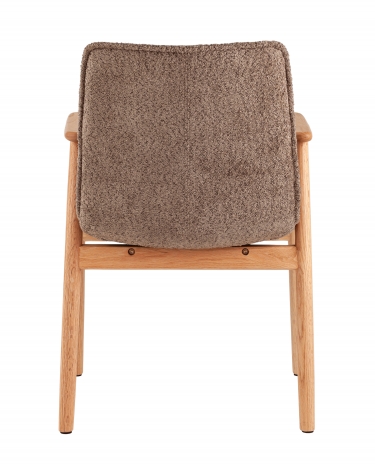 Стул обеденный Stool Group Philo с деревянными ножками коричневый