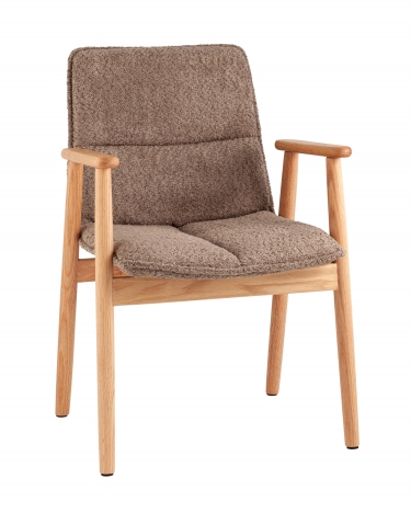 Стул обеденный Stool Group Philo с деревянными ножками коричневый