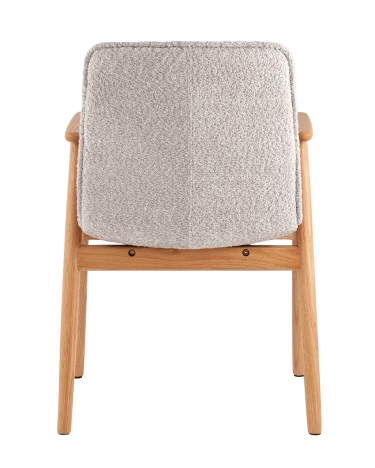 Стул обеденный Stool Group Philo с деревянными ножками серый