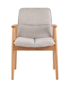 Стул обеденный Stool Group Philo с деревянными ножками серый