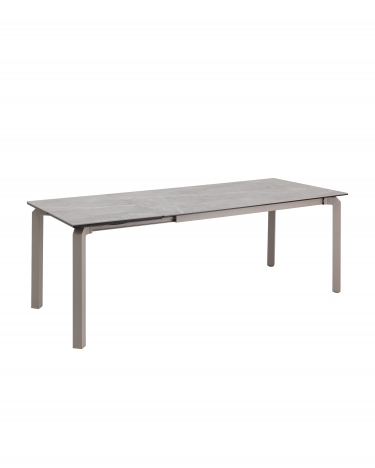 Стол обеденный Stool Group Varden раскладной 160-220х90 см керамика серый