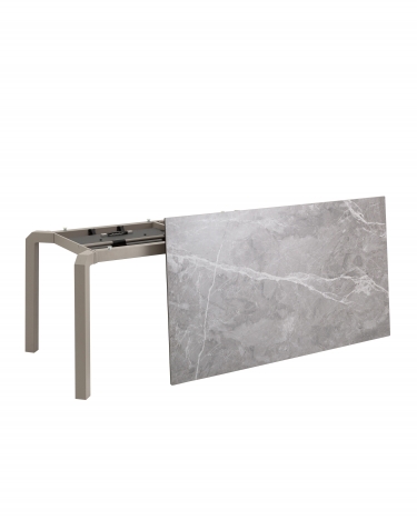 Стол обеденный Stool Group Varden раскладной 160-220х90 см керамика серый