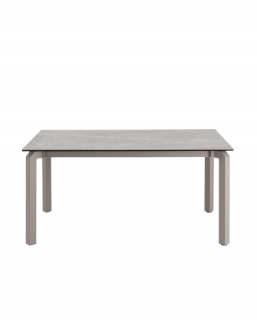 Стол обеденный Stool Group Varden раскладной 160-220х90 см керамика серый