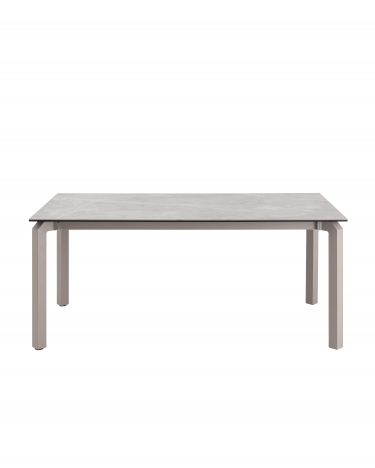 Стол обеденный Stool Group Varden раскладной 180-240х90 см керамика серый