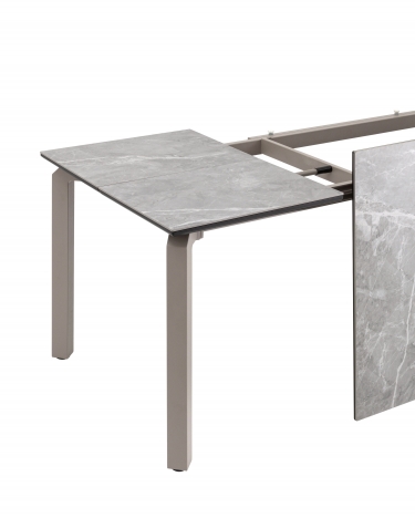 Стол обеденный Stool Group Varden раскладной 180-240х90 см керамика серый