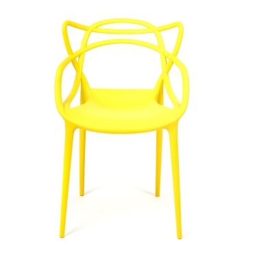 Стул Tetchair Cat Chair mod. 028 пластик, 53 x 59 x 82,5 см, желтый Yellow Y-01
