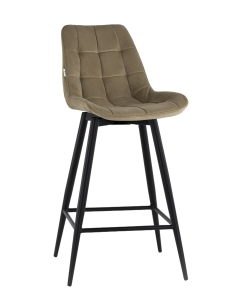 Стул барный Stool Group Флекс с поворотным механизмом велюр капучино