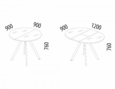 Обеденный стол Витра Орфей 51 02 Мрамор бежевый