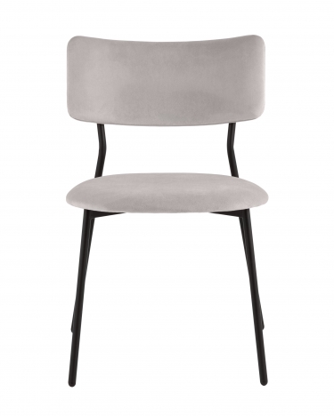 Стул Stool Group Амелия велюр светло-серый