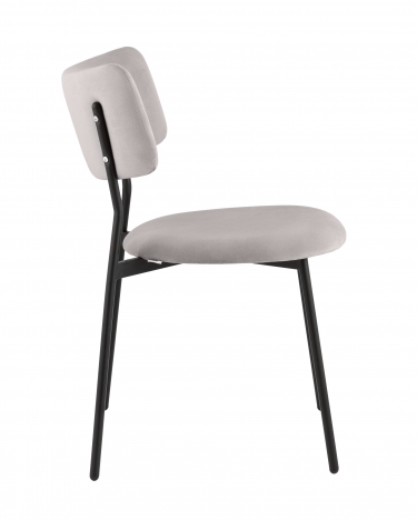 Стул Stool Group Амелия велюр светло-серый