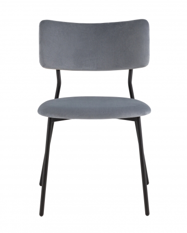 Стул Stool Group Амелия велюр серо-голубой