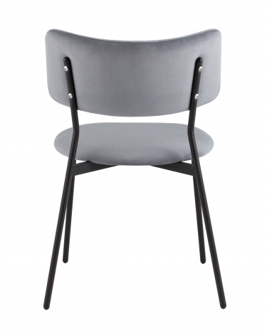 Стул Stool Group Амелия велюр серо-голубой