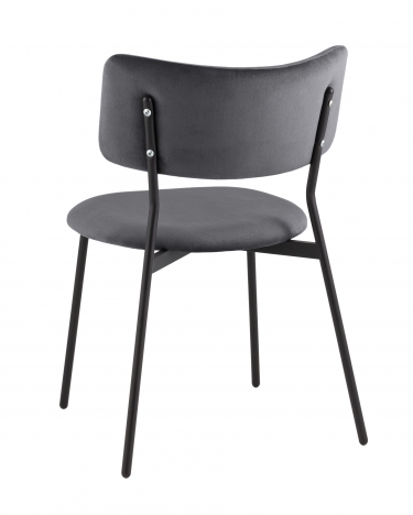 Стул Stool Group Амелия велюр темно-серый