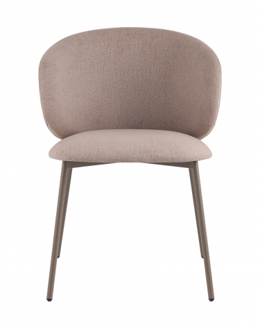 Стул Stool Group Блейз велюр бежевый каркас бежево-серый