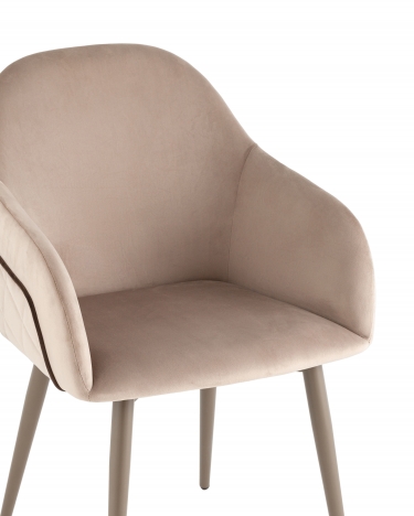 Стул Stool Group Новел NEW велюр серо-коричневый