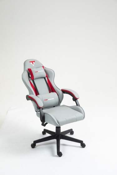 Кресло спортивное Stool Group TopChairs Phantom ткань серо-красный