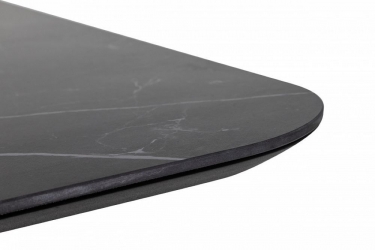 Стол R-home Роналдо раздвиж. 120-160 Темный мрамор/Бабочка
