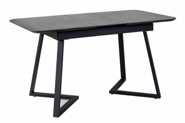 Стол R-home Роналдо раздвиж. 120-160 Темный мрамор/Бабочка