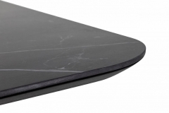Стол R-home Роналдо раздвиж. 120-160 Темный мрамор/Бабочка