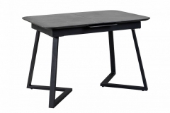 Стол R-home Роналдо раздвиж. 120-160 Темный мрамор/Бабочка