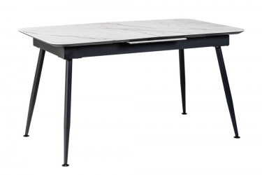 Стол R-home Месси раздвиж. 120-160 Светлый мрамор/Бабочка