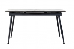 Стол R-home Месси раздвиж. 120-160 Светлый мрамор/Бабочка