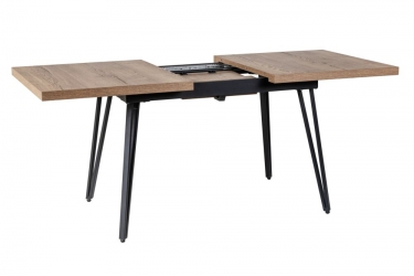 Стол R-home Диего раздвиж.120-160 Галифакс Табак/Бабочка