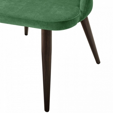 Кресло R-home Lars зеленый/т.орех