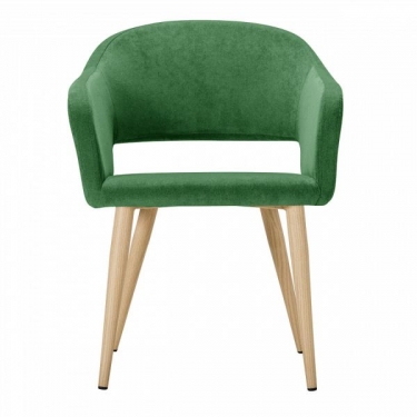 Кресло R-home Oscar зеленый/нат.дуб