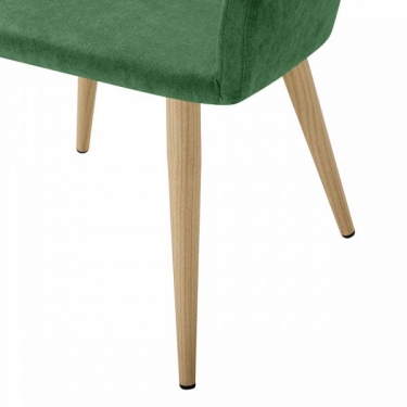 Кресло R-home Oscar зеленый/нат.дуб