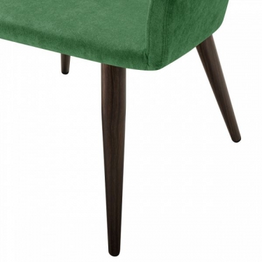 Кресло R-home Oscar зеленый/т.орех