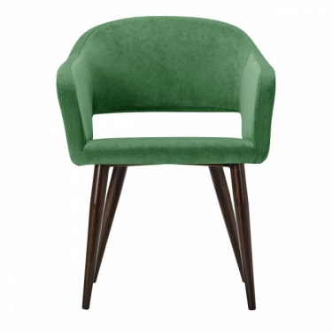 Кресло R-home Oscar зеленый/т.орех