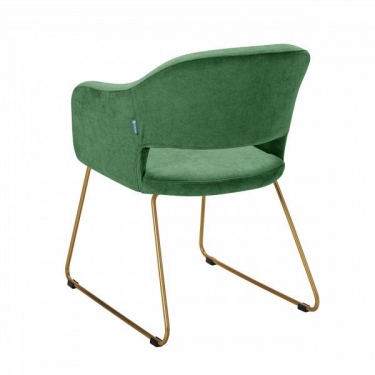 Кресло R-home Oscar К зеленый/Линк золото