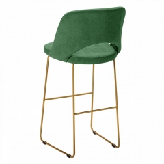 Кресло Бар. R-home Lars Б зеленый/Линк золото