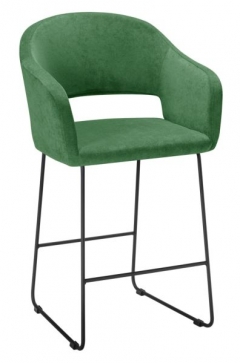 Кресло полубар R-home Oscar ПБ зеленый/Линк