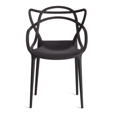 Стул Tetchair Cat Chair mod. 028 пластик, 53 x 59 x 82,5 см, черный Black 3010