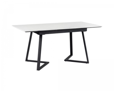 Стол R-home Роналдо раздвиж. 120-160 Светлый мрамор/Бабочка