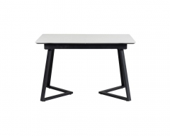 Стол R-home Роналдо раздвиж. 120-160 Светлый мрамор/Бабочка