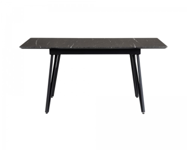 Стол R-home Диего раздвиж. 120-160 Темный мрамор/Бабочка
