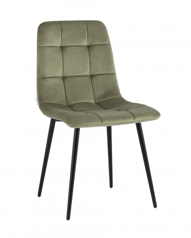 Стул Stool Group Одди велюр пыльно-оливковый 4 шт. комплект