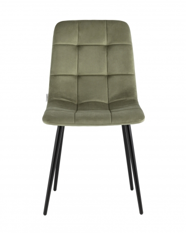 Стул Stool Group Одди велюр пыльно-оливковый 4 шт. комплект