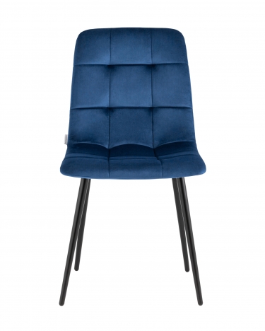 Стул Stool Group Одди велюр синий 4 шт. комплект