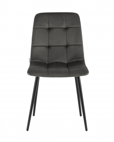 Стул Stool Group Одди велюр темно-серый 4 шт. комплект