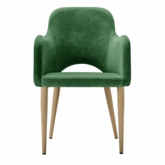 Стул R-home Ledger К green grass/нат.дуб