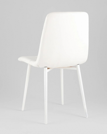 Стул Stool Group Одди экокожа белый белые ножки