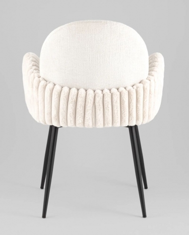 Стул обеденный Stool Group Wave Stripes букле светло-серый