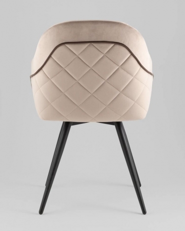 Стул Stool Group Новел New вращающийся велюр серо-коричневый