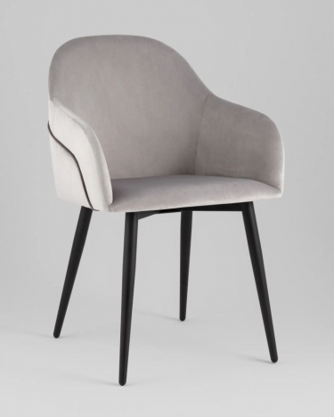 Стул Stool Group Новел New велюр светло-серый