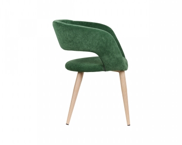 Кресло R-home Hugs зеленый/нат.дуб